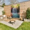 Tuinposter 120x160 cm Waterval - Natuur - Planten - Jungle - Water