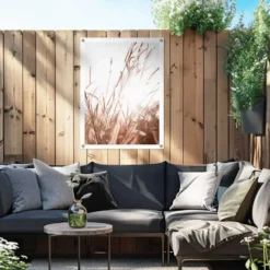 Tuinposter Zomer - 80 x 60 - Beige