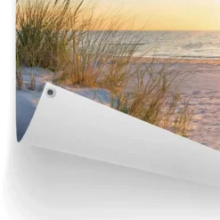 Tuinposter Zonsondergang - 60 x 80 - Beige
