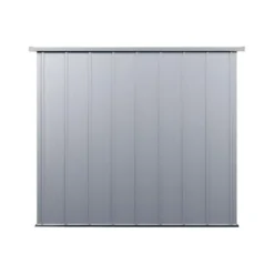 Tuinschuur ACAMAR - 191 cmx103 cmx180 cm - Lichtgrijs Metaal