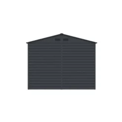 Tuinschuur ADELMO - 267 cmx245 cmx221 cm - Antracietgrijs Metaal