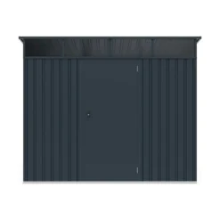 Tuinschuur CLAFTON - 224 cmx267 cmx177 cm - Antracietgrijs Metaal