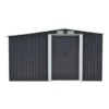 Tuinschuur LERY - 313 cmx302 cmx154 cm - Antracietgrijs Metaal