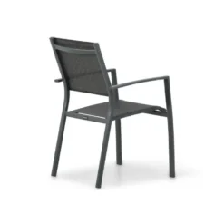 Tuinstoel stapelbaar Aluminium Grijs-antraciet Lifestyle Garden Furniture Sella