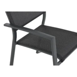 Tuinstoel stapelbaar Aluminium Grijs-antraciet Lifestyle Garden Furniture Sella
