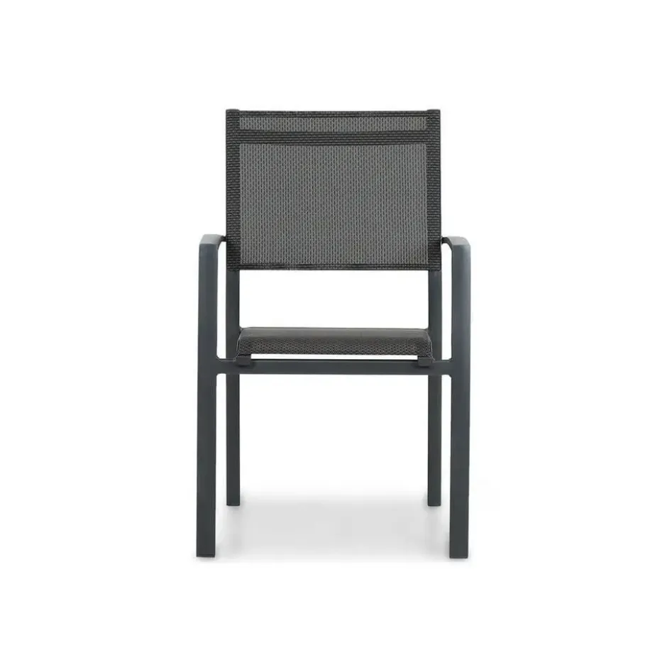 Tuinstoel stapelbaar Aluminium Grijs-antraciet Lifestyle Garden Furniture Sella