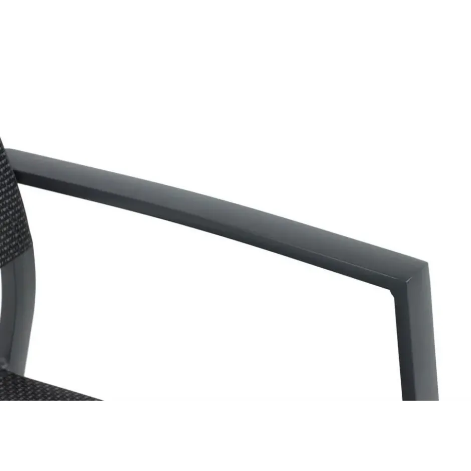Tuinstoel stapelbaar Aluminium Grijs-antraciet Lifestyle Garden Furniture Sella