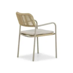 Tuinstoel stapelbaar Aluminium/rope Taupe-naturel-bruin Coco Penya