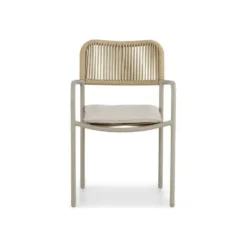 Tuinstoel stapelbaar Aluminium/rope Taupe-naturel-bruin Coco Penya