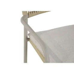 Tuinstoel stapelbaar Aluminium/rope Taupe-naturel-bruin Coco Penya