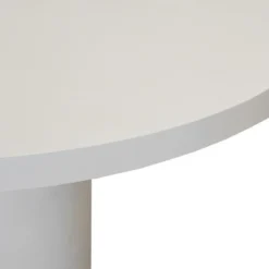 Tuintafel Rond 120cm - Beige Eco Composiet - Betonlook - Eden