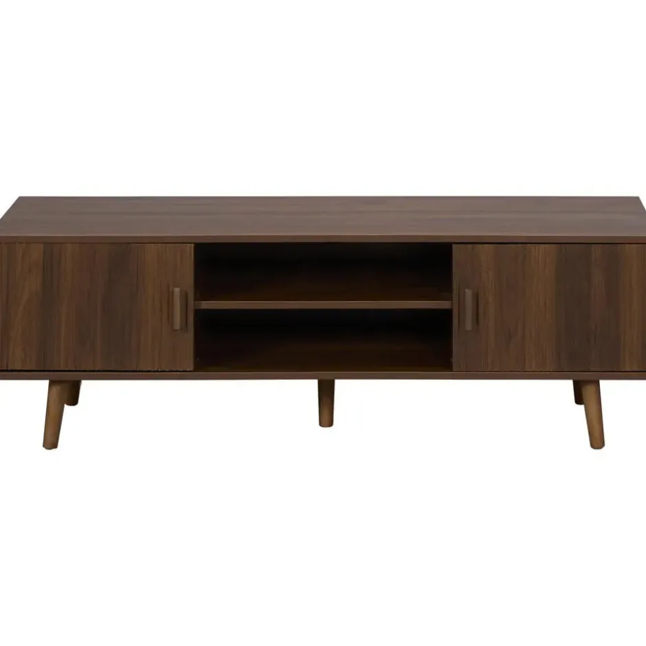 TV-meubel Imre - walnootkleur - 45x140x40 cm
