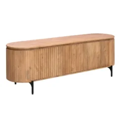 Tv-meubel Naturel Hout - 165x45x55cm - Solana