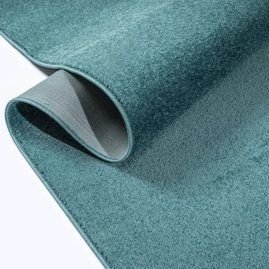 Uni Effen Vloerkleed Laagpolig Blauw - 160x230 CM