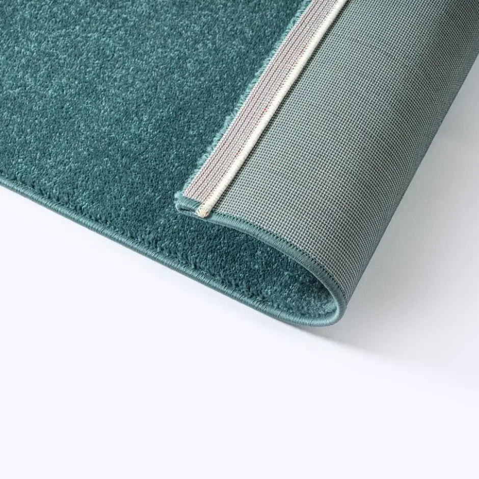 Uni Effen Vloerkleed Laagpolig Blauw - 160x230 CM