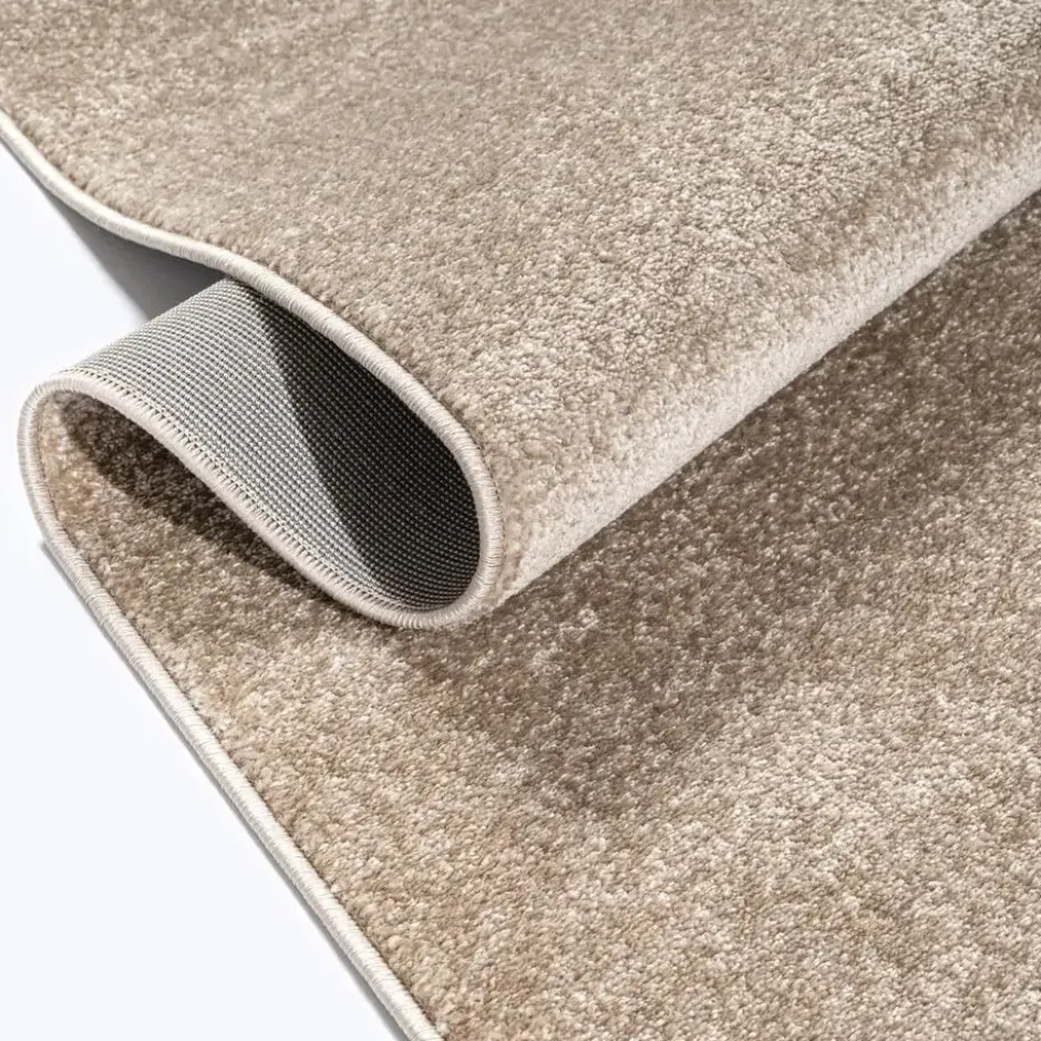 Uni Effen Vloerkleed Laagpolig Beige - 120x170 CM