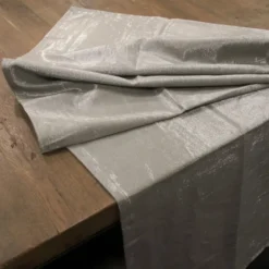 Unique Living Textile Tafelkleed - 150 x 300 cm - zilvergrijs