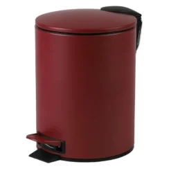 Urban Living Pedaalemmer Toulon - donkerrood - 3L - metaal