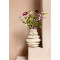 Vaas Arnica - off-white - keramiek - 30xØ25 cm