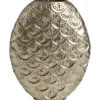 Vaas Florence - goudkleur - metaal - 35x27,5x9 cm