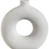 Vaas Linea - wit - keramiek - 23x22x7 cm