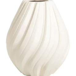 Vaas Noelle - zandkleur - 39xØ35 cm