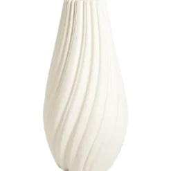 Vaas Noelle - zandkleur - 44xØ22 cm