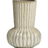 Vaas Oli - bruin - keramiek - 25xØ17,5 cm