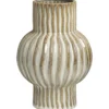 Vaas Oli - naturel - keramiek - 25xØ17,5 cm