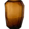 Vaas Otis - bruin - glas - 28xØ20 cm