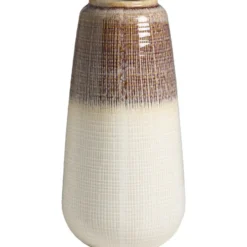 Vaas Puglia - bruin - stoneware - 46,5xØ23,3 cm