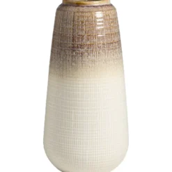 Vaas Puglia - bruin - stoneware - 38xØ19,2 cm
