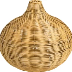Vaas Rattan - naturel - 27,5xØ29 cm