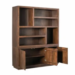 Vakkenkast Bruin Hout - 160x45x200cm - Brussel