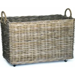 Van der Leeden Grote opbergmand op wieltjes - 90 x 55 x 53 cm