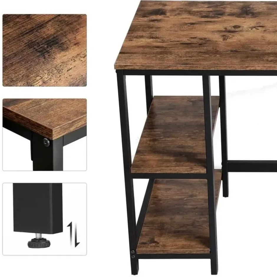 Vasagle Bureau - Werktafel - Vintage Tafel