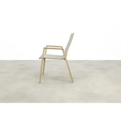VDG Atmos stapelbare tuinstoel - Latte/Beige