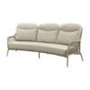 VDG Bilbao 3-zits rope loungebank - Latte/Teak