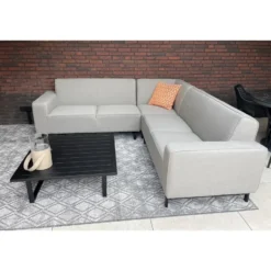 VDG Boavista Sunbrella hoekbank (3-delig) - Nature Grey