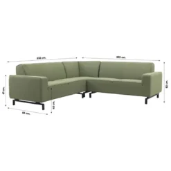 VDG Boavista Sunbrella hoekbank (3-delig) - Heritage Leaf