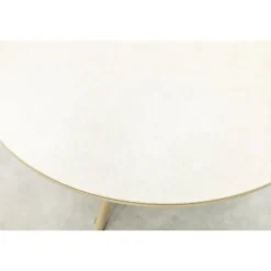 VDG Dublin ronde tuintafel Ø120 cm. - Latte