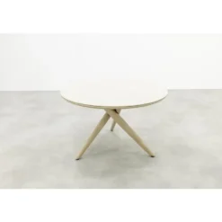 VDG Dublin ronde tuintafel Ø120 cm. - Latte