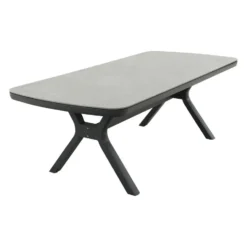 VDG Ponto dining tuintafel keramiek 220x100 cm. - Royal Grey