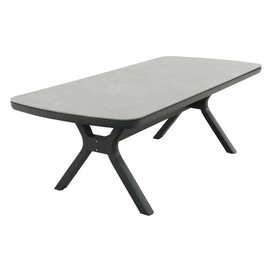 VDG Ponto dining tuintafel keramiek 220x100 cm. - Royal Grey