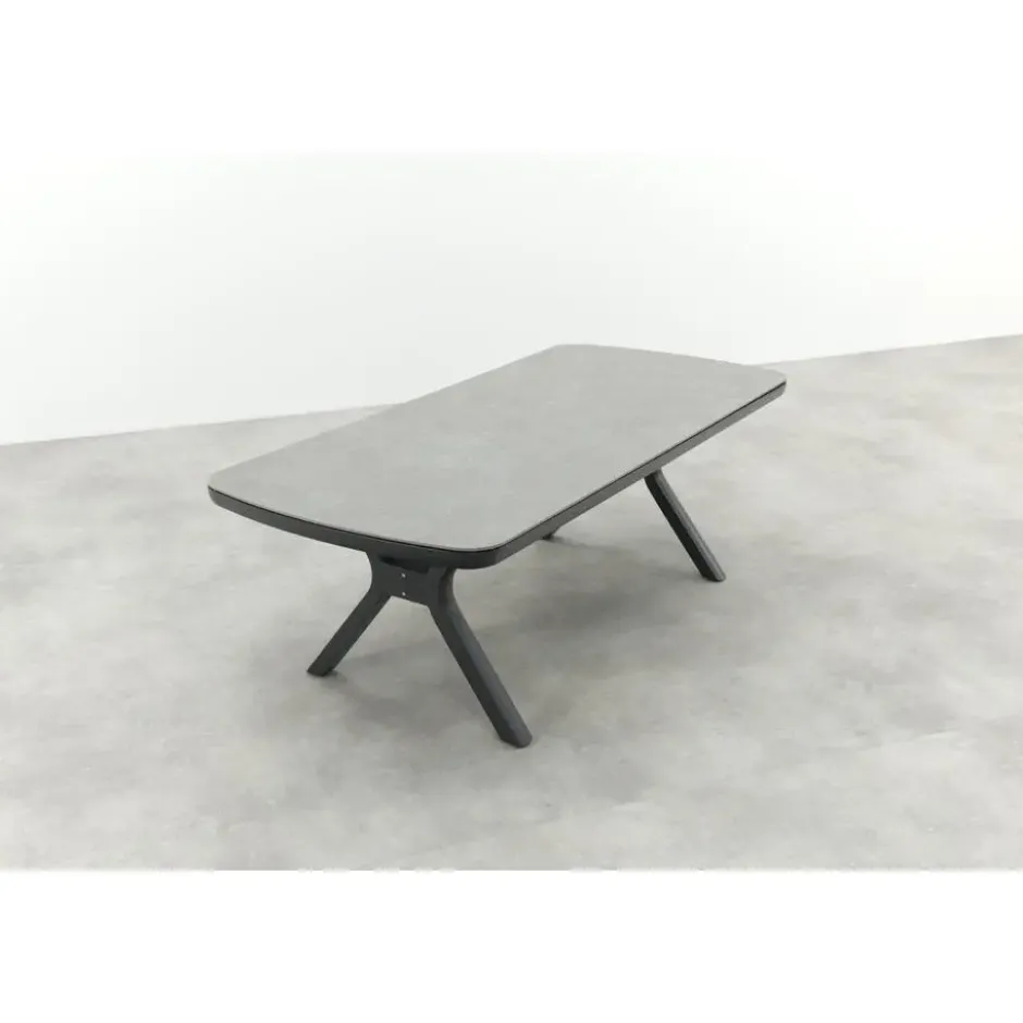 VDG Ponto dining tuintafel keramiek 220x100 cm. - Royal Grey
