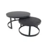 VDG Rhodos koffietafel - set van 2 - antraciet