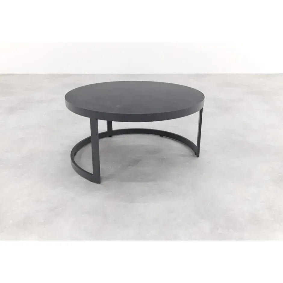 VDG Rhodos koffietafel - set van 2 - antraciet