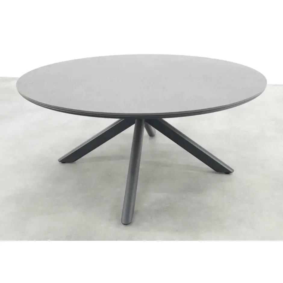 VDG Sara/Marena ronde tuinset Ø158 cm. (7-delig) - Antraciet