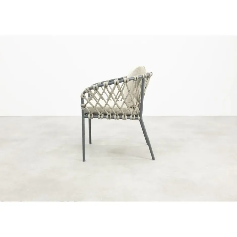VDG Sara/Marena ronde tuinset Ø158 cm. (7-delig) - Antraciet