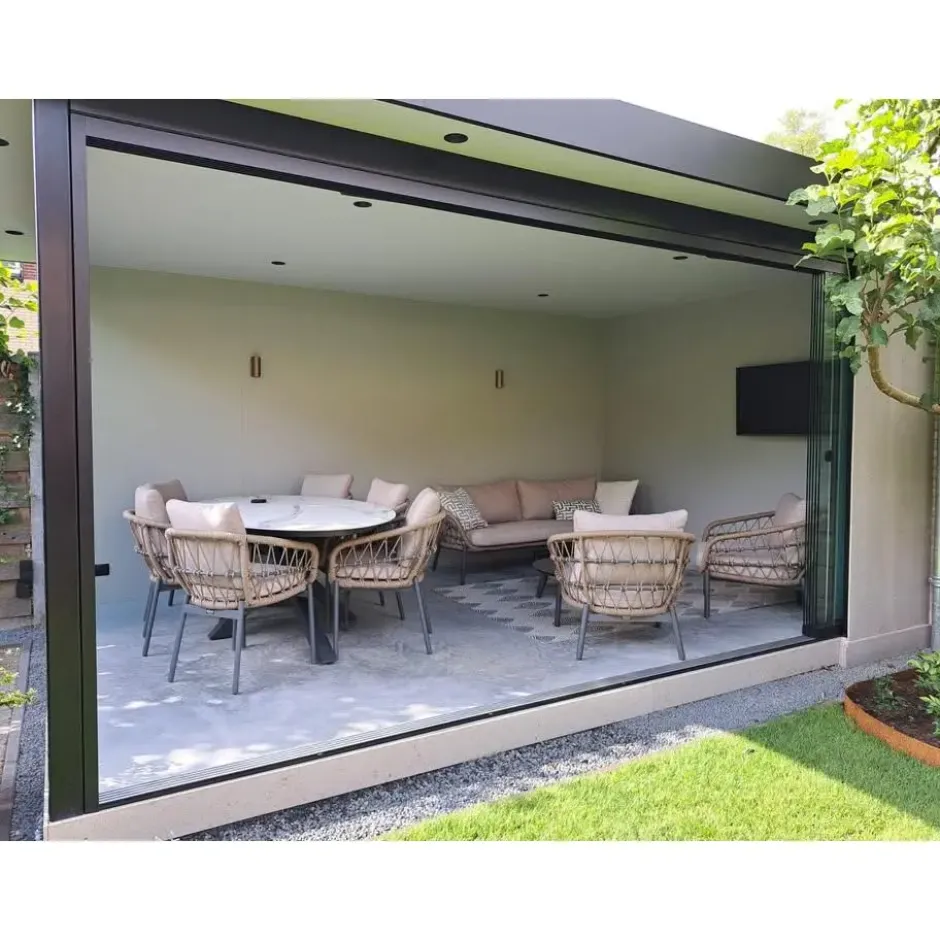 VDG Set van 4 - Julia dining tuinstoel - Antraciet